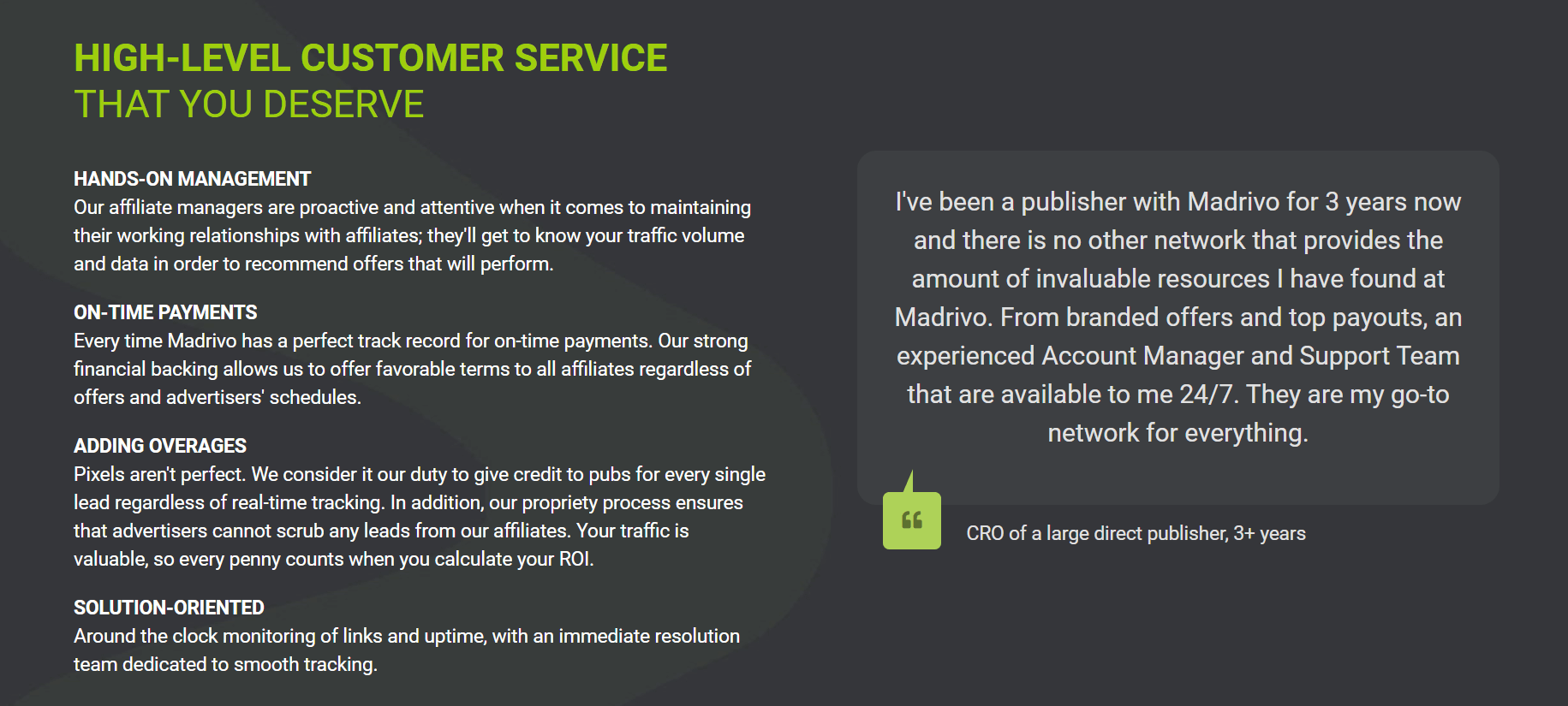 affilites madrivo Affiliates