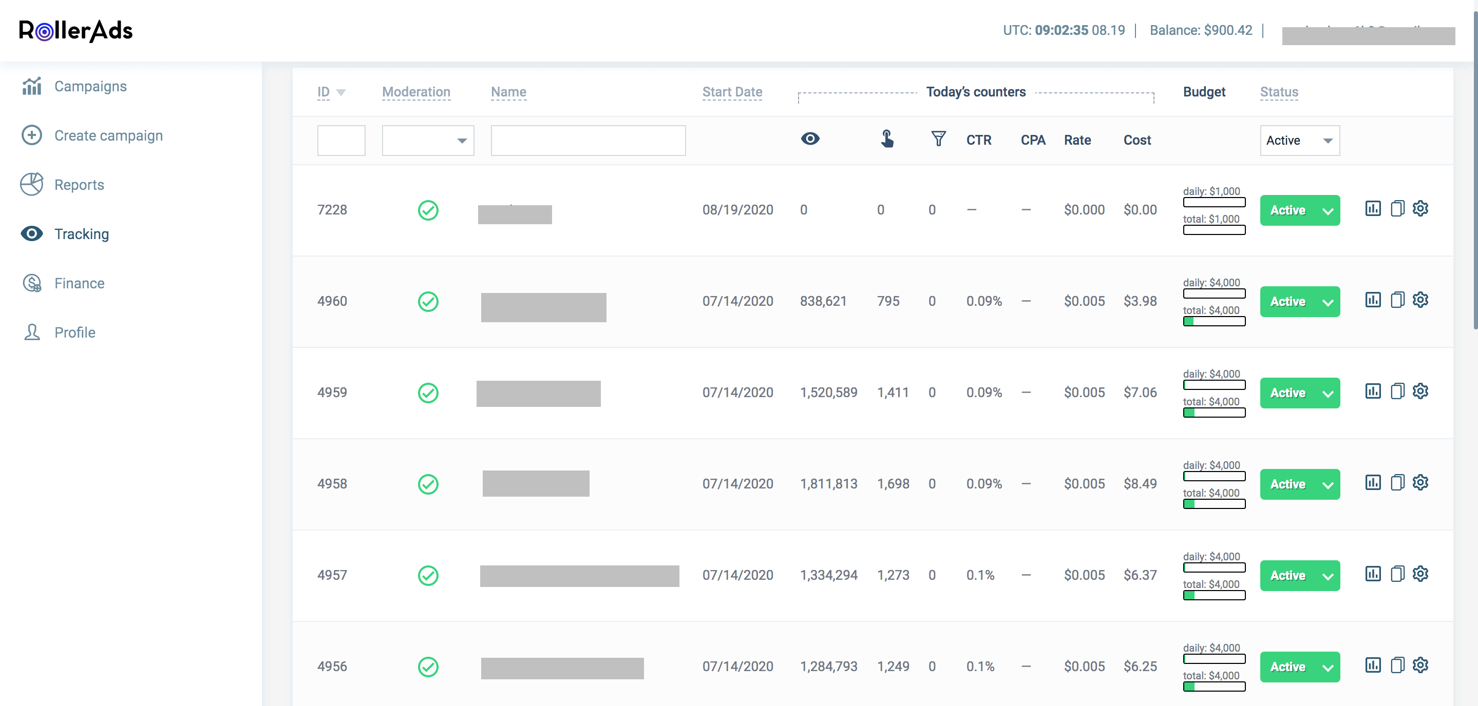 Roller Ads Spend Roller Ads Spend